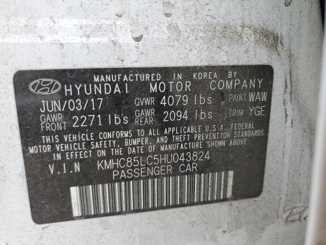 Photo 12 VIN: KMHC85LC5HU043824 - HYUNDAI IONIQ 