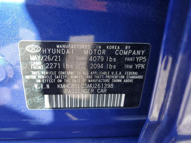 Photo 12 VIN: KMHC85LC5MU261398 - HYUNDAI IONIQ 