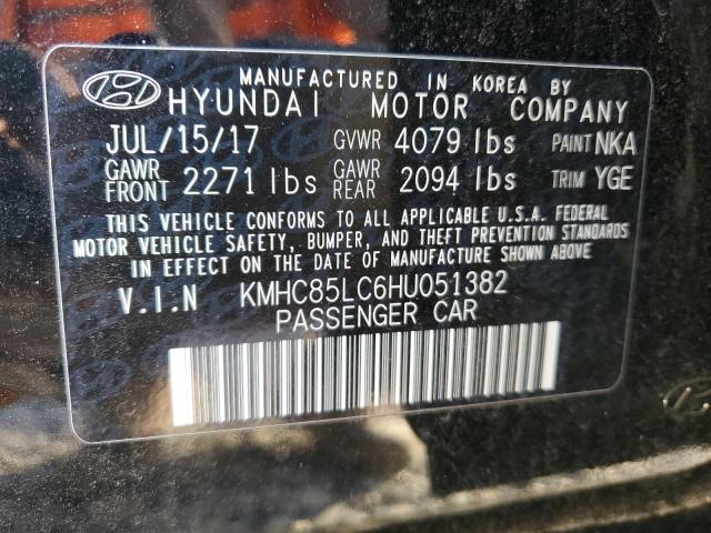 Photo 11 VIN: KMHC85LC6HU051382 - HYUNDAI IONIQ LIMI 