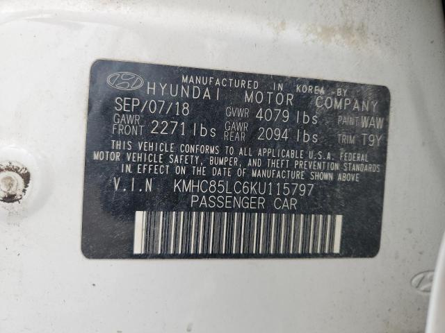 Photo 11 VIN: KMHC85LC6KU115797 - HYUNDAI IONIQ 