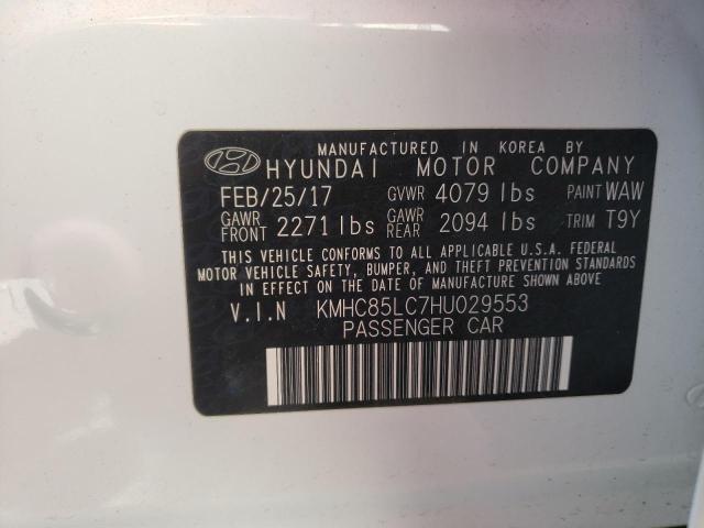 Photo 12 VIN: KMHC85LC7HU029553 - HYUNDAI IONIQ 