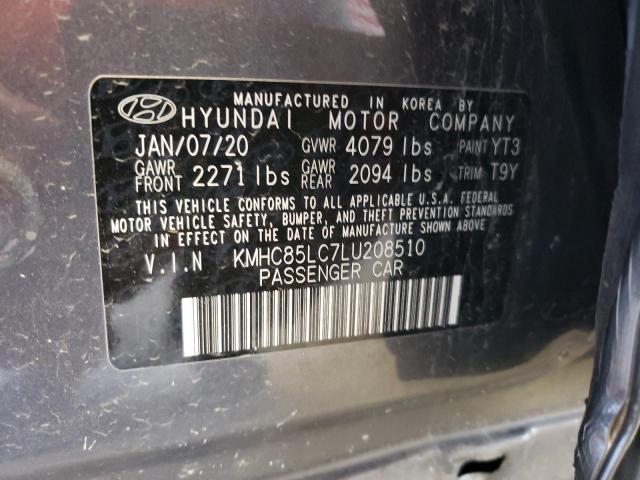 Photo 12 VIN: KMHC85LC7LU208510 - HYUNDAI IONIQ SEL 