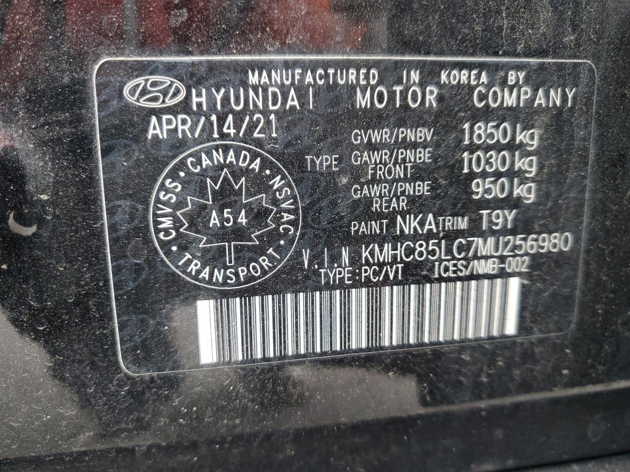 Photo 11 VIN: KMHC85LC7MU256980 - HYUNDAI IONIQ 