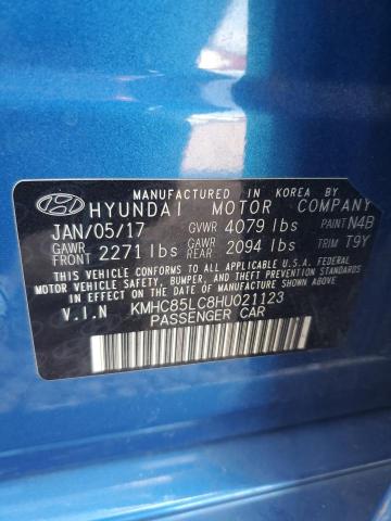 Photo 11 VIN: KMHC85LC8HU021123 - HYUNDAI IONIQ LIMI 