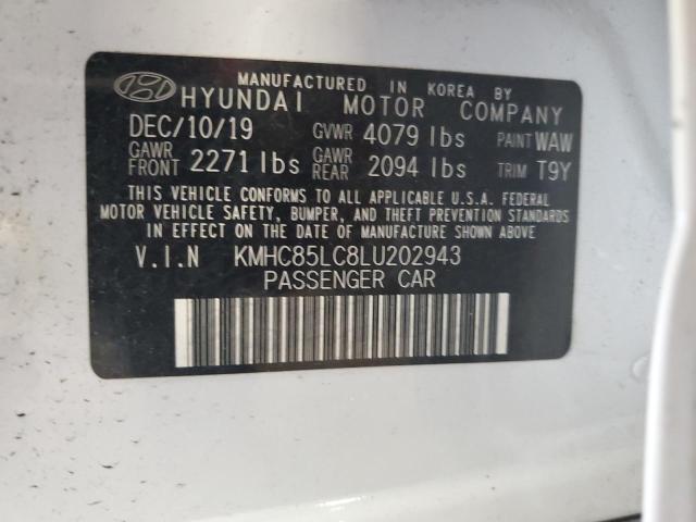 Photo 12 VIN: KMHC85LC8LU202943 - HYUNDAI IONIQ SEL 