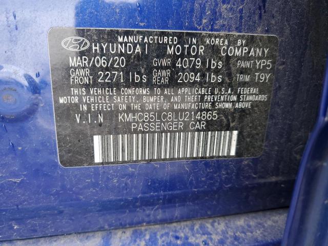 Photo 11 VIN: KMHC85LC8LU214865 - HYUNDAI IONIQ 