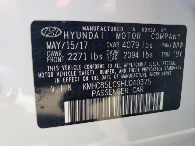 Photo 11 VIN: KMHC85LC9HU040375 - HYUNDAI IONIQ 