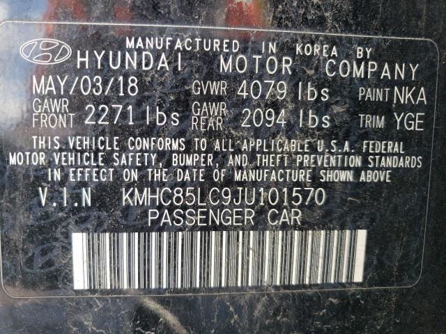 Photo 11 VIN: KMHC85LC9JU101570 - HYUNDAI IONIQ 