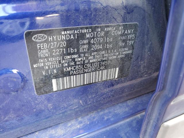 Photo 11 VIN: KMHC85LC9LU213451 - HYUNDAI IONIQ SEL 