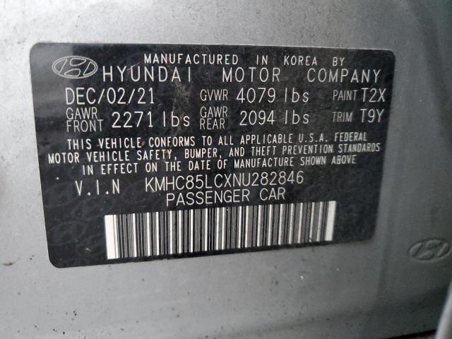 Photo 12 VIN: KMHC85LCXNU282846 - HYUNDAI IONIQ 