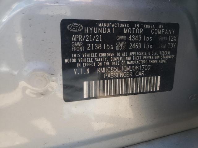 Photo 9 VIN: KMHC85LJ0MU081700 - HYUNDAI IONIQ LIMI 