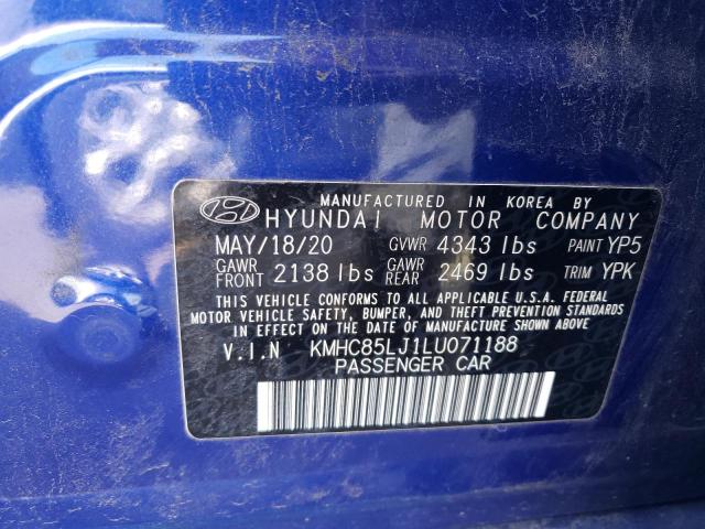 Photo 9 VIN: KMHC85LJ1LU071188 - HYUNDAI IONIQ 