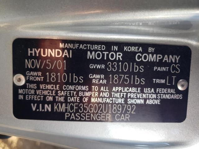 Photo 11 VIN: KMHCF35G02U189792 - HYUNDAI ACCENT 