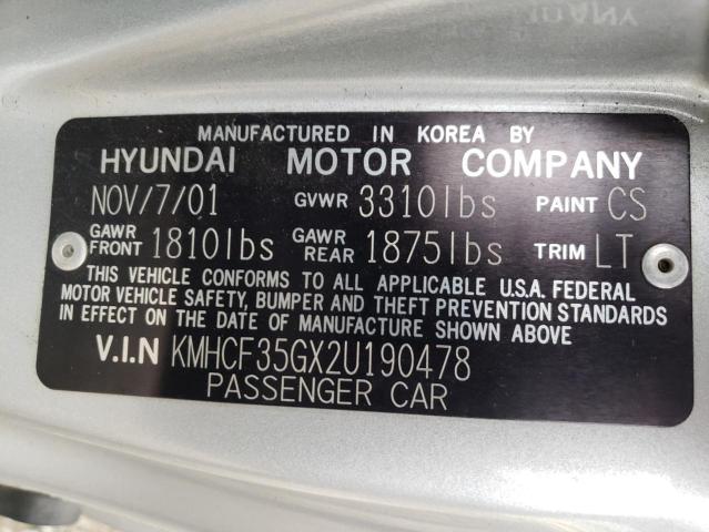 Photo 11 VIN: KMHCF35GX2U190478 - HYUNDAI ACCENT 