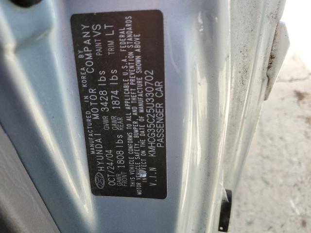 Photo 11 VIN: KMHCG35C25U330702 - HYUNDAI ACCENT GS 