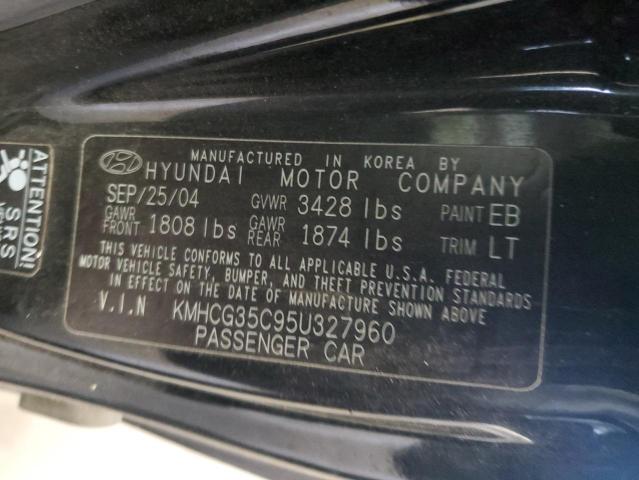 Photo 11 VIN: KMHCG35C95U327960 - HYUNDAI ACCENT GS 