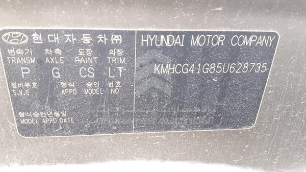 Photo 4 VIN: KMHCG41G85U628735 - HYUNDAI ACCENT 