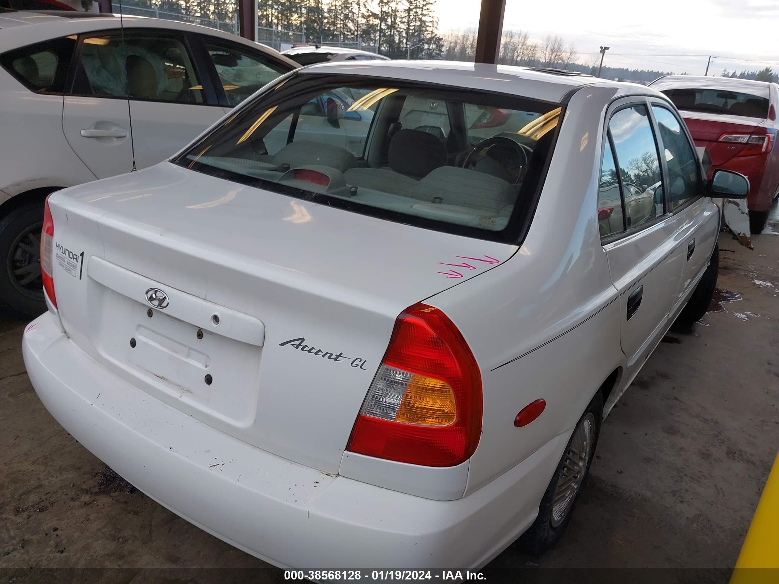 Photo 3 VIN: KMHCG45C01U246278 - HYUNDAI ACCENT 