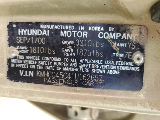 Photo 12 VIN: KMHCG45C41U162657 - HYUNDAI ACCENT 