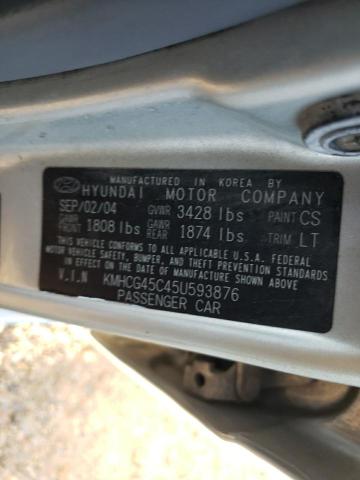 Photo 11 VIN: KMHCG45C45U593876 - HYUNDAI ACCENT 