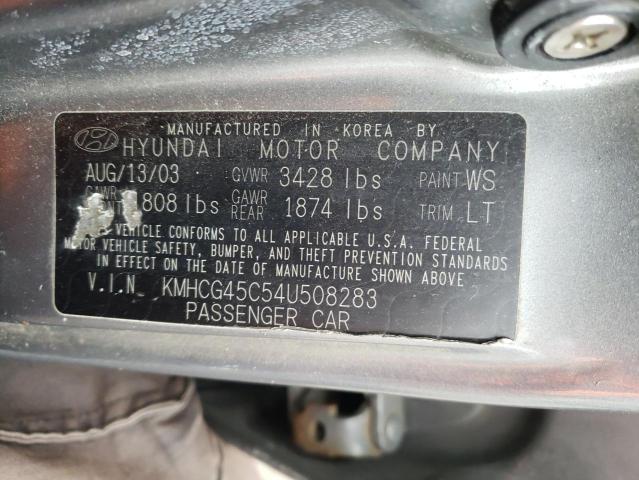 Photo 11 VIN: KMHCG45C54U508283 - HYUNDAI ACCENT 