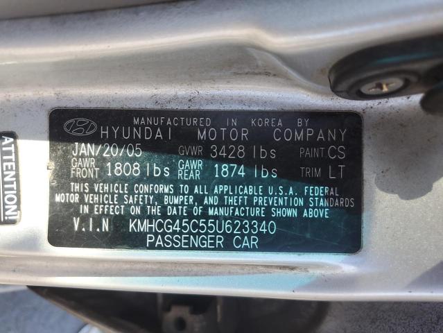 Photo 11 VIN: KMHCG45C55U623340 - HYUNDAI ACCENT GL 