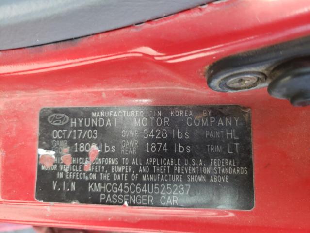 Photo 11 VIN: KMHCG45C64U525237 - HYUNDAI ACCENT GL 