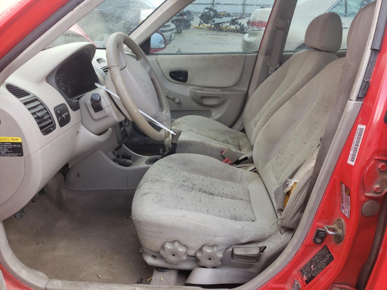 Photo 6 VIN: KMHCG45C75U598702 - HYUNDAI ACCENT 