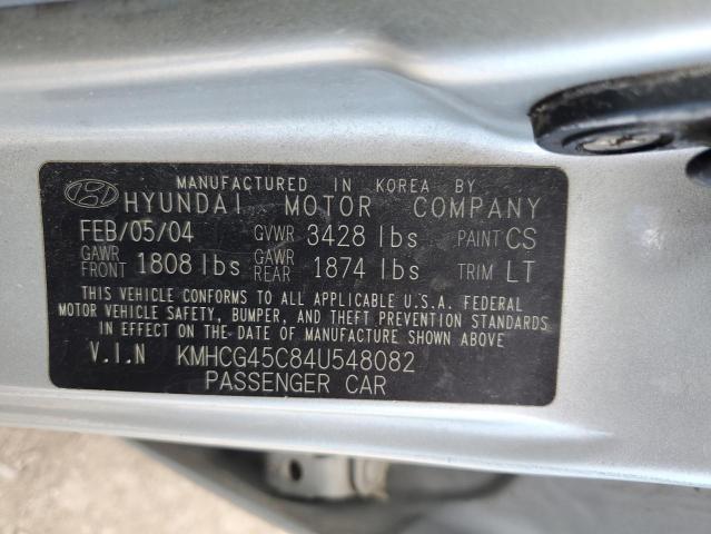 Photo 11 VIN: KMHCG45C84U548082 - HYUNDAI ACCENT GL 