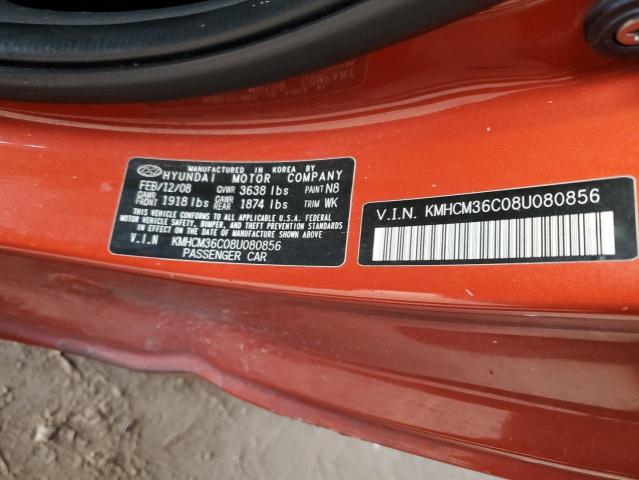 Photo 11 VIN: KMHCM36C08U080856 - HYUNDAI ACCENT GS 