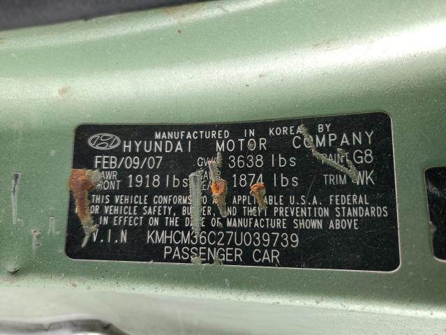 Photo 11 VIN: KMHCM36C27U039739 - HYUNDAI ACCENT 