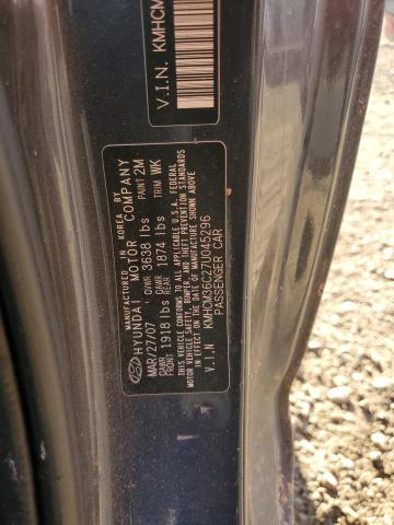 Photo 11 VIN: KMHCM36C27U045296 - HYUNDAI ACCENT 