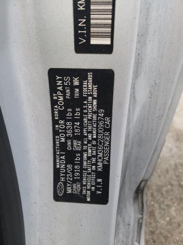 Photo 11 VIN: KMHCM36C28U096749 - HYUNDAI ACCENT 