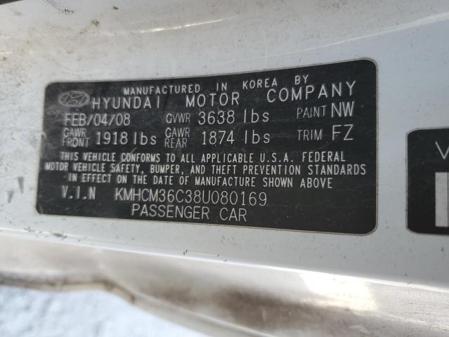 Photo 11 VIN: KMHCM36C38U080169 - HYUNDAI ACCENT 