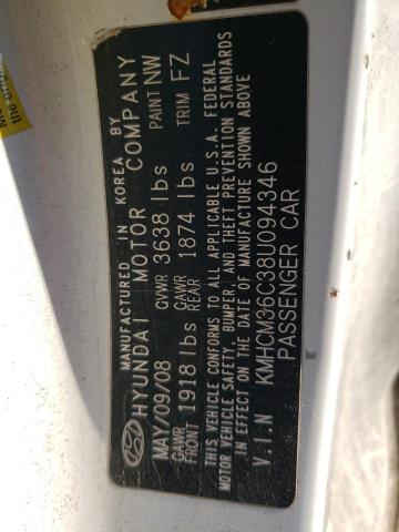 Photo 11 VIN: KMHCM36C38U094346 - HYUNDAI ACCENT GS 