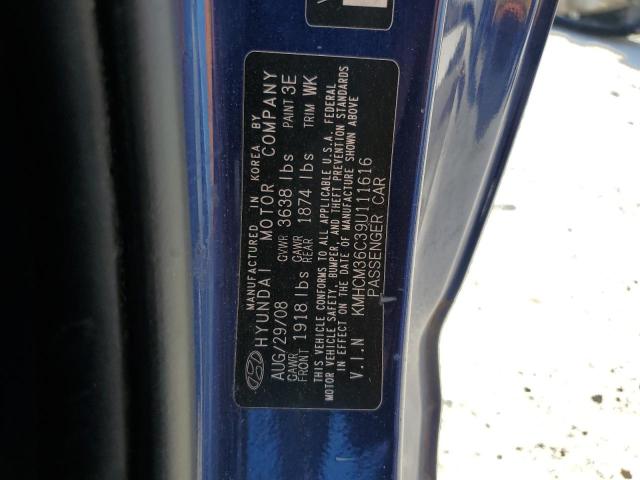 Photo 12 VIN: KMHCM36C39U111616 - HYUNDAI ACCENT GS 