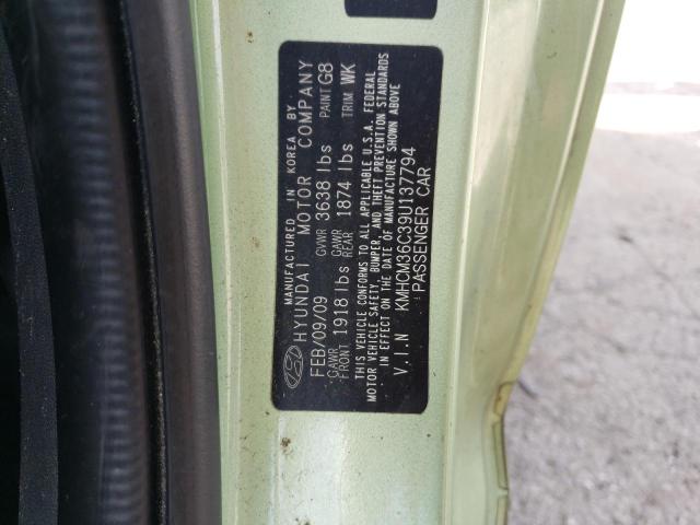 Photo 11 VIN: KMHCM36C39U137794 - HYUNDAI ACCENT GS 