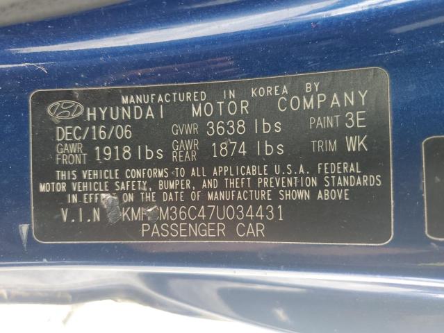 Photo 13 VIN: KMHCM36C47U034431 - HYUNDAI ACCENT GS 