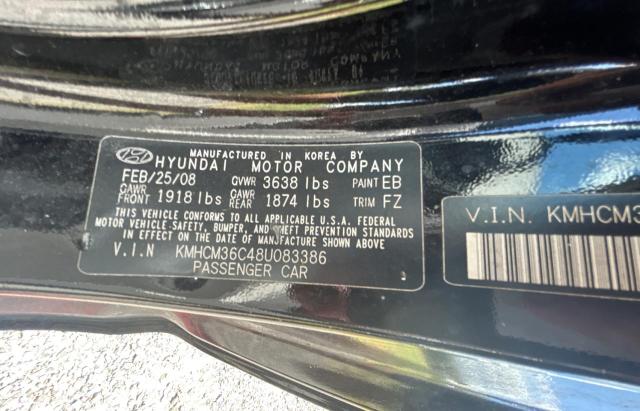 Photo 9 VIN: KMHCM36C48U083386 - HYUNDAI ACCENT GS 