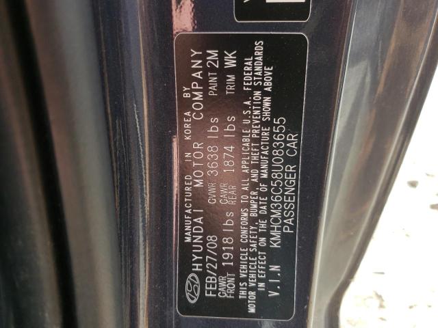 Photo 9 VIN: KMHCM36C58U083655 - HYUNDAI ACCENT GS 