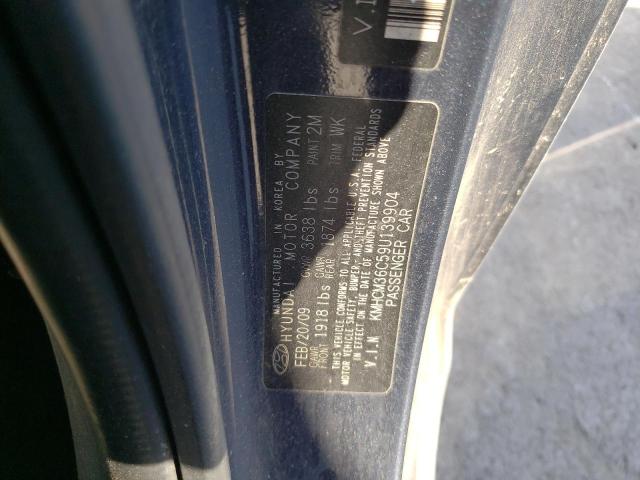 Photo 11 VIN: KMHCM36C59U139904 - HYUNDAI ACCENT GS 