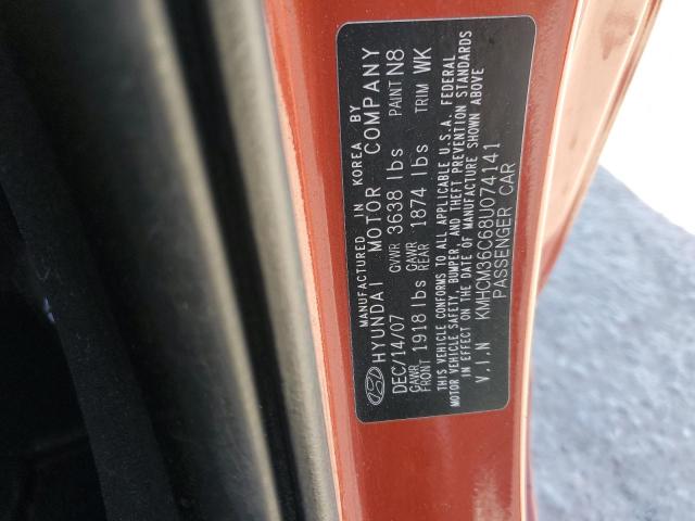 Photo 11 VIN: KMHCM36C68U074141 - HYUNDAI ACCENT 