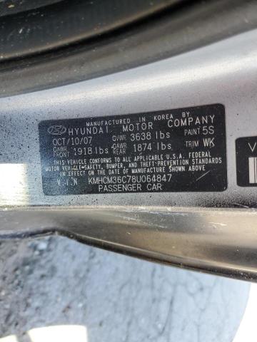 Photo 12 VIN: KMHCM36C78U064847 - HYUNDAI ACCENT 