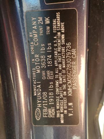 Photo 11 VIN: KMHCM36C78U079736 - HYUNDAI ACCENT 