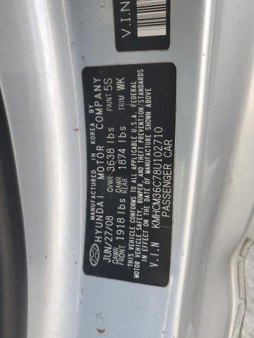 Photo 11 VIN: KMHCM36C78U102710 - HYUNDAI ACCENT 