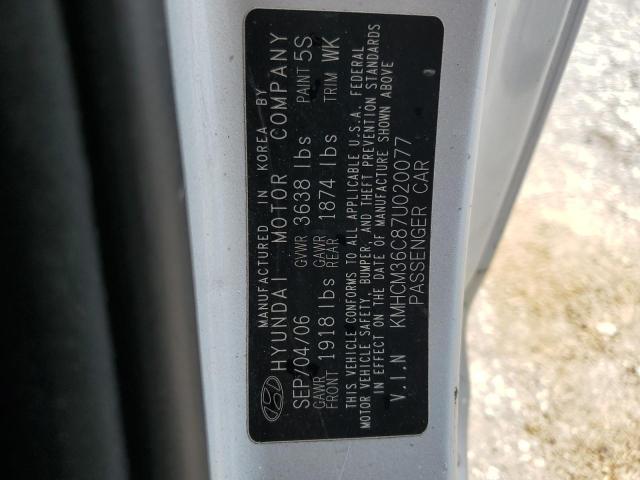 Photo 11 VIN: KMHCM36C87U020077 - HYUNDAI ACCENT 