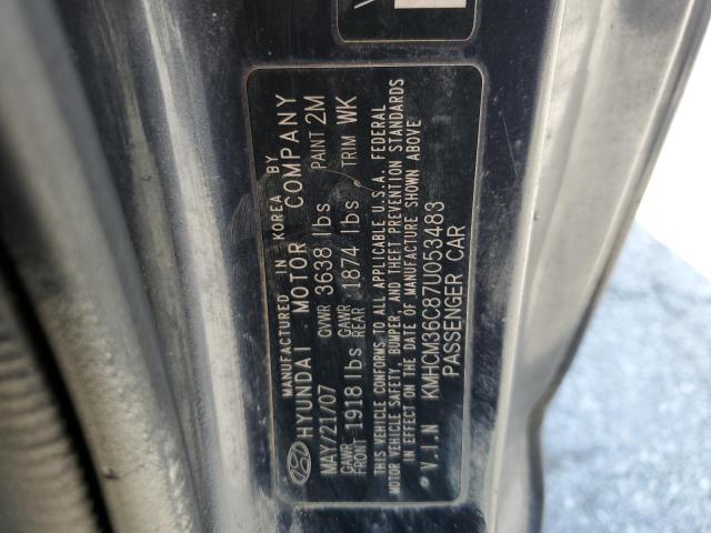 Photo 11 VIN: KMHCM36C87U053483 - HYUNDAI ACCENT 