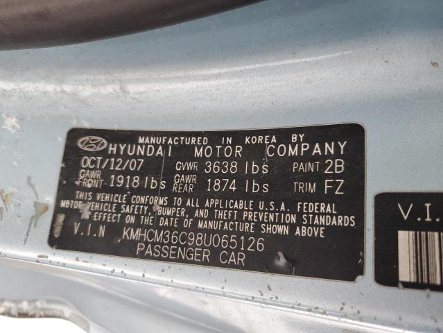 Photo 11 VIN: KMHCM36C98U065126 - HYUNDAI ACCENT GS 