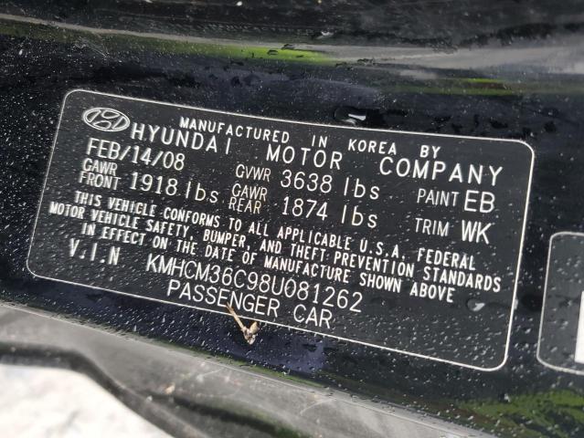 Photo 11 VIN: KMHCM36C98U081262 - HYUNDAI ACCENT 