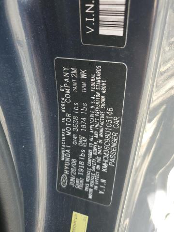 Photo 11 VIN: KMHCM36C98U103146 - HYUNDAI ACCENT GS 